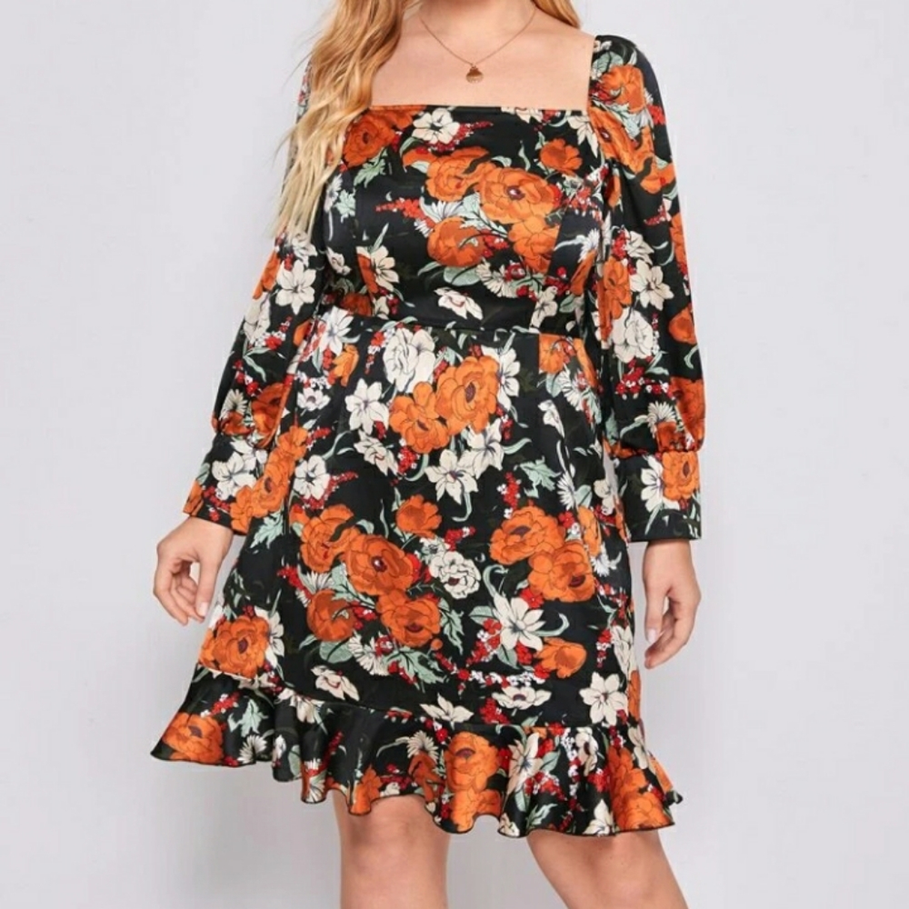 Plus Midi fall dress